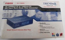 TRENDnet TFC-110MSCE SC Fiber Media Converter **Factory Sealed** picture