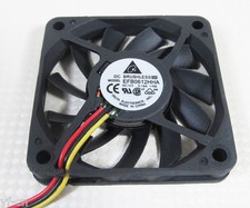 1x Delta EFB0612HHA 60x60x10mm 60mm 6010 12V 0.18A DC Cooling Fan 3pin Connector picture