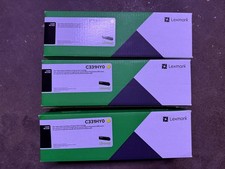 NEW LEXMARK C331HY0 Yellow High Yield Print Cartridge C3326 MC3326 Lot of 3 NEW picture