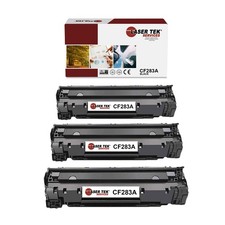 3Pk LTS 83A CF283A Black Compatible for HP LaserJet MFP M125a M125nw M126a Toner picture