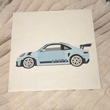 Porsche GT3 RS Car Graphic acrylic painting  picture