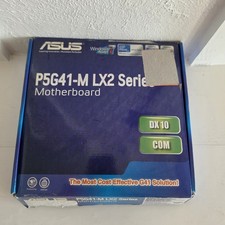Asus P5G41-M LX2/GB LGA775 MicroATX Motherboard DDR2 Intel Core 2 Duo DOS Untest picture