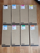 2016-18 GENUINE SET 8 EPSON INK T6241-T6242-T6244-T6246-T6248 STYLUS PRO GS6000 picture