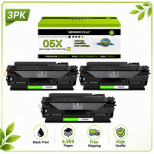 3PK CE505X 05X Toner Cartridge With Chip for HP LaserJet P2050 P2055 P2055x picture