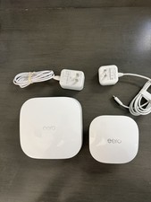 Two Eero devices 1 Pro 6 K010001 and 1 extender J010001 mesh setup  picture
