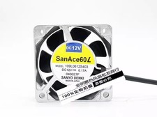 1PCS Sanyo 6025 6CM 109L0612S403 12V 0.17A Aluminum Frame High-Airflow Fan picture