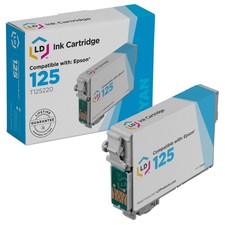 LD Replacement T125220 for Epson T125 125 Cyan Ink Cartridge NX125 NX127 picture