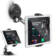 Ipad Suction Mount, Phone Tablet Stand Holder with Suction Cup Fits 4