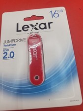 Lexar by Micron 16GB TwistTurn Jump Drive USB 2.0 Brand New Pink picture