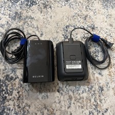BELKIN F5D4074-S v1 200mb Powerline HD Network Ethernet Adapters - 2 picture