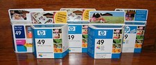 LOT OF 5 HP 49 Tri-Color Inkjet Ink Cartridge (51649A) Sealed In Box **EXPIRED** picture