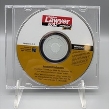 Vintage Quicken Lawyer 2002 Personal Deluxe Legal Software CD-ROM Win 95/XP picture