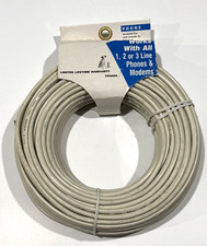 RCA 100ft CAT 3 Station Wire TP6004WH Insulated Line  OPEN BOX picture