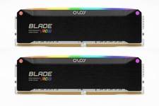 OLOy DDR4 RAM 16GB (2x8GB) Black Hairline Blade RGB 2666 (8GBx2), picture