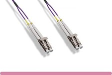 300M 40GB OM4 Multimode Duplex Fiber Optic Cable 50/125 LC Magenta Patch Cable picture