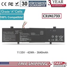 ✅New C31N1733 Battery For Asus VivoBook Flip 14 TP412UA TP412FA 0B200-02970000 picture