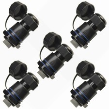 5 PCS M25 Panel Mounting CAT6 Shield RJ45 IP68 Waterproof Connector picture
