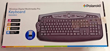 Polaroid wireless digital pro wireless keyboard PKB3500BLK 2.4Gh RARE picture