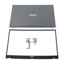 New Gray Top Back Cover+ Front Bezel+ Hinges For ASUS VivoBook X512 X512U V5000F picture