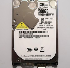 WD5000BMVW-11S5XS0 HB0VJHB (WXT1) Thailand 500gb USB HDD 08/2012 picture