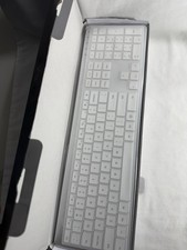 SEENDA 2.4G Wireless Keyboard and Mouse, Model SK38, White picture
