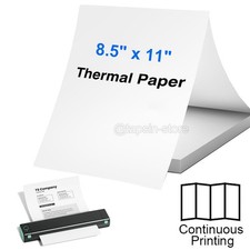 100/200/1000 Sheet Thermal Printer Paper 8.5