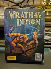 WRATH OF THE DEMON GAME X COMMODORE 64 ON ORIGINAL BOX CASSETTE C64 picture