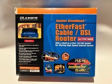 Linksys EtherFast Cable/DSL Router with 4-Port Switch Wired BEFSR41 Ver 2 picture
