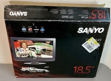 Vintage Sanyo DP19649 19.5 720p HD LCD TV Gaming/ Small Kitchen/VGA With Box picture