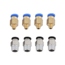 2*PTFE PTEE Tube 4*PC4 M6 Quick Fitting+4*PC4 M10 Straight Pneumatic Fitting Fit picture