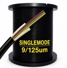 12 Fiber Indoor/Outdoor SMF-28 Corning Glass Fiber Optic Cable Riser Lot picture