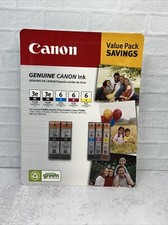 Canon Toner Set Ink 3E Black 6 CMY Sealed New picture