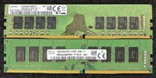 LOT OF 2 | 16GB PC4-2133P/2666V 2Rx8 UDIMM RAM | MIXED BRANDS picture