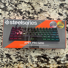 SteelSeries Apex Pro Mini Wired Adjustable Actuation RGB QWERTY EN Black picture