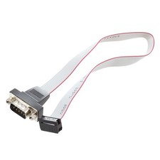 3X DB9 RS232 to 10 Pin Ribbon Cable Connector Adapter Y6T34703 picture