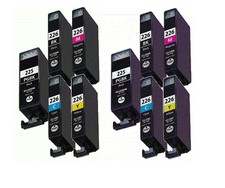 10x New Ink With Chip For Canon PGI225 BK CLI226 BK/C/M/Y Pixma MG6120 6220 8120 picture