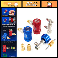 R1234yf Adapter Kit - Quick Couplers, Self-Sealing, Puncture Can Tap for AC Serv picture