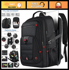 Extra Large 52L Travel Backpack for Men & Women, Fits 17.3
