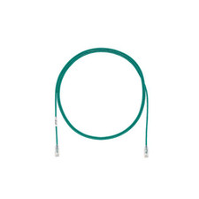 15 ft Panduit UTP28SP15GR 28 AWG Copper Cat 6 UTP Patch Cord Green picture
