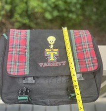 Warner Bros (WB) Looney Tunes Tweety Bird Varsity Computer Satchel/Shoulder Bag picture