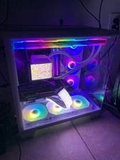 Custom/Whitebox Custom Gaming Desktop PC Tower White RGB Liquid Cooling picture