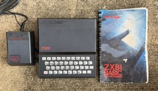 Vintage Sinclair ZX81 Personal Computer, Untested W/ Power Cable & Booklet picture