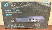 TP-Link TL-SG1016D 16-Port Gigabit Desktop Rackmount Switch NEW SEALED picture