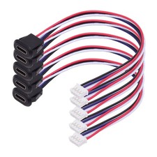 5pcs/Set DIY OEM Female Socket to 4Pin Header Cable -to 4P Waterproof Termina... picture