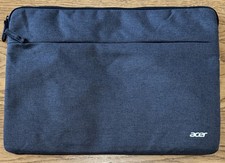 Acer Denim Laptop Sleeve Case Bag 16x12” Fits Up To 17” Laptops Padded picture