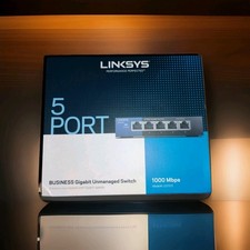 Linksys 5 Port Business Gigabit Unmanaged Ethernet Switch 1000Mbps LGS105 picture