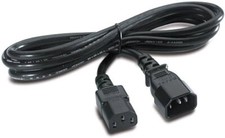 8-pack NEW 8Ft Heavy Duty C13 to C14 Power Cord Extension Black picture