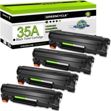 4PK CB435A 35A Black Toner Cartridge for HP LaserJet P1005 P1006 P1007 P1009 picture
