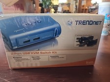 BRAND NEW TRENDnet 2-PORT USB KVM SWITCH KIT  # TK-207K picture