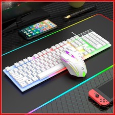 Gaming Keyboard and Mouse Combo Set LED Backlit RGB Keyboard - Desktop Keyboard  picture